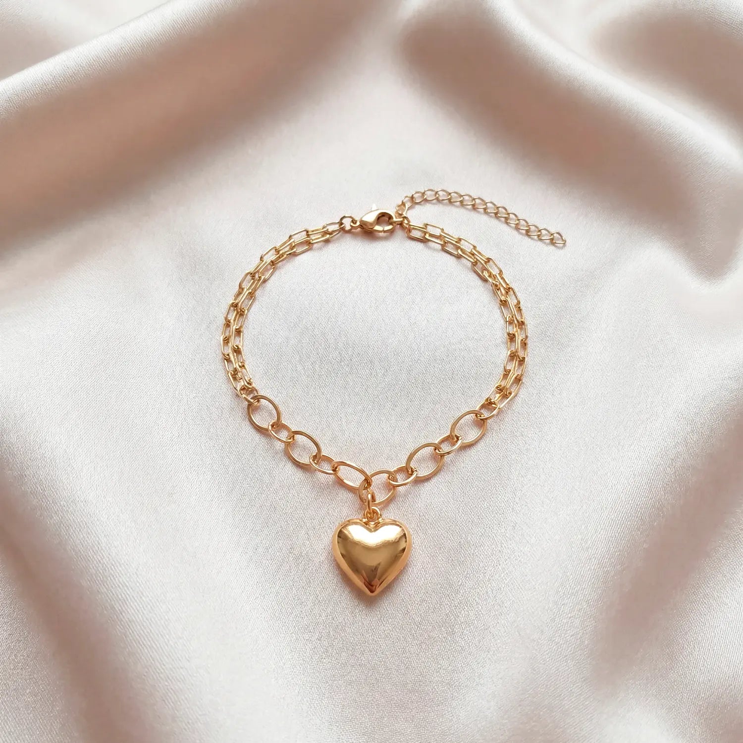 Pulseira Coração Liso