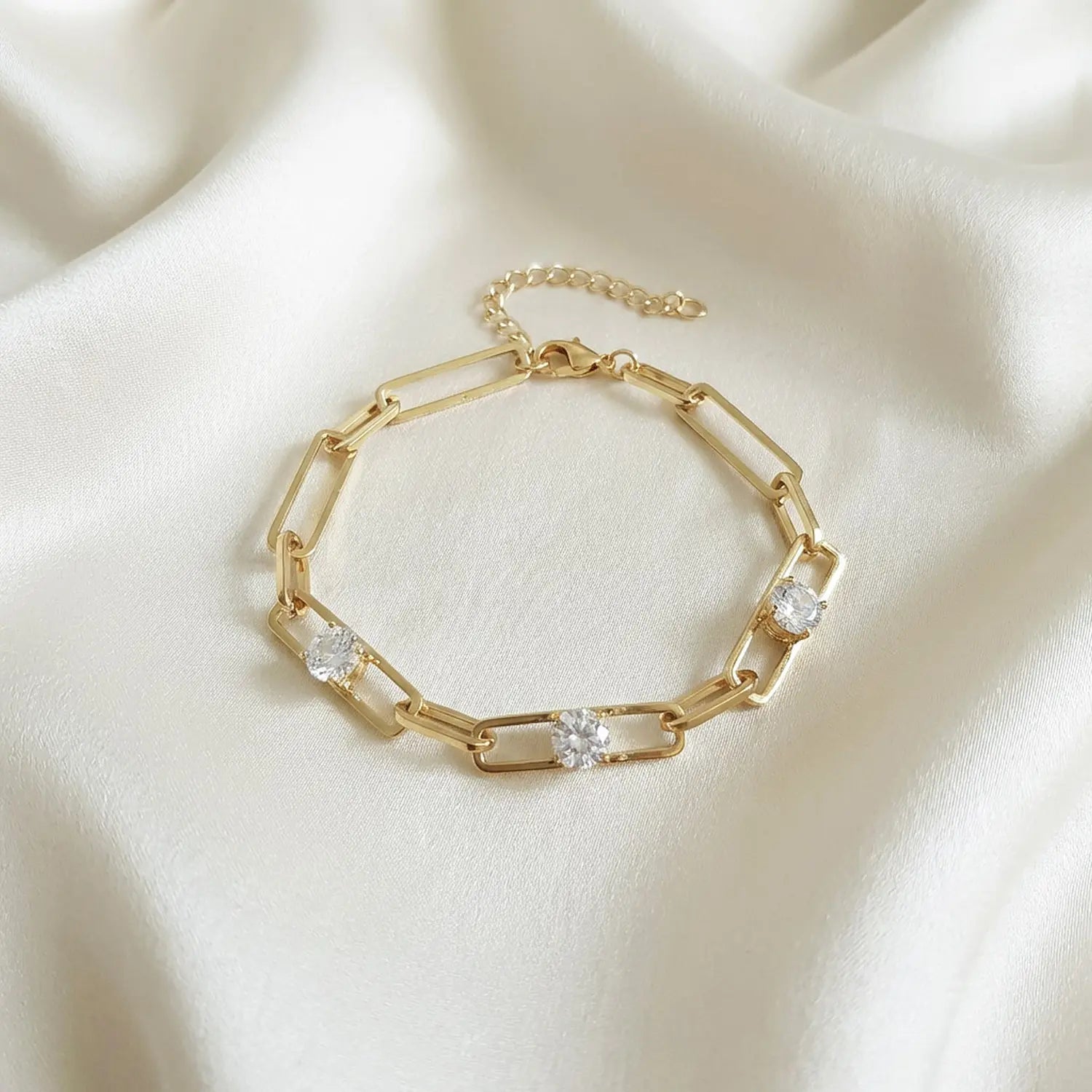 Pulseira Elos com Zircônias