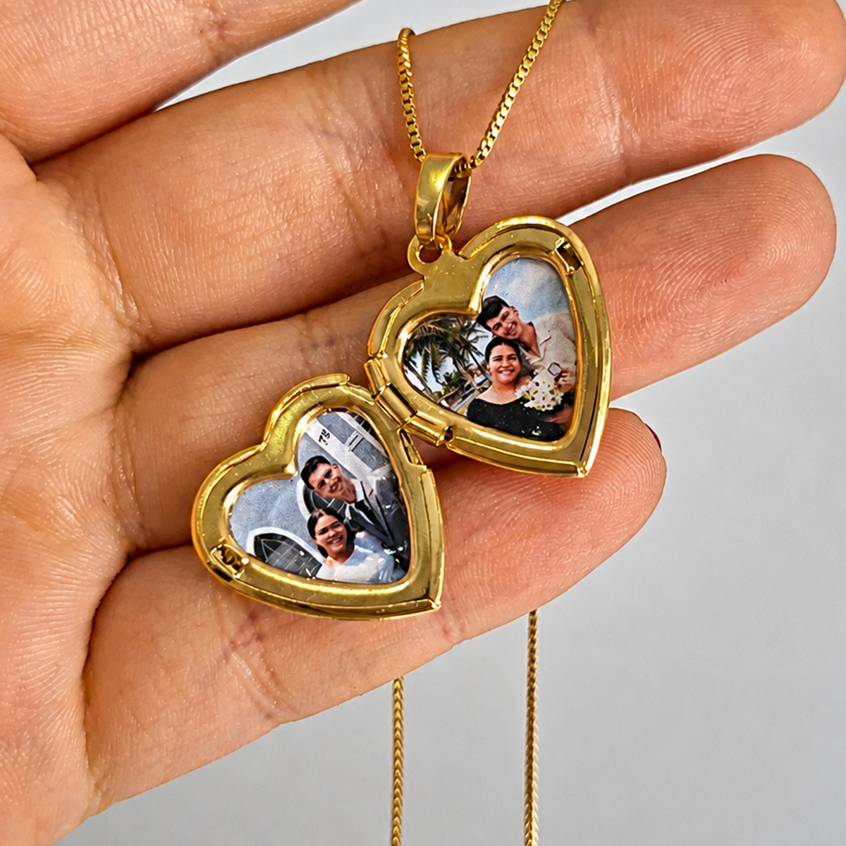 Relicário Coração Personalizado