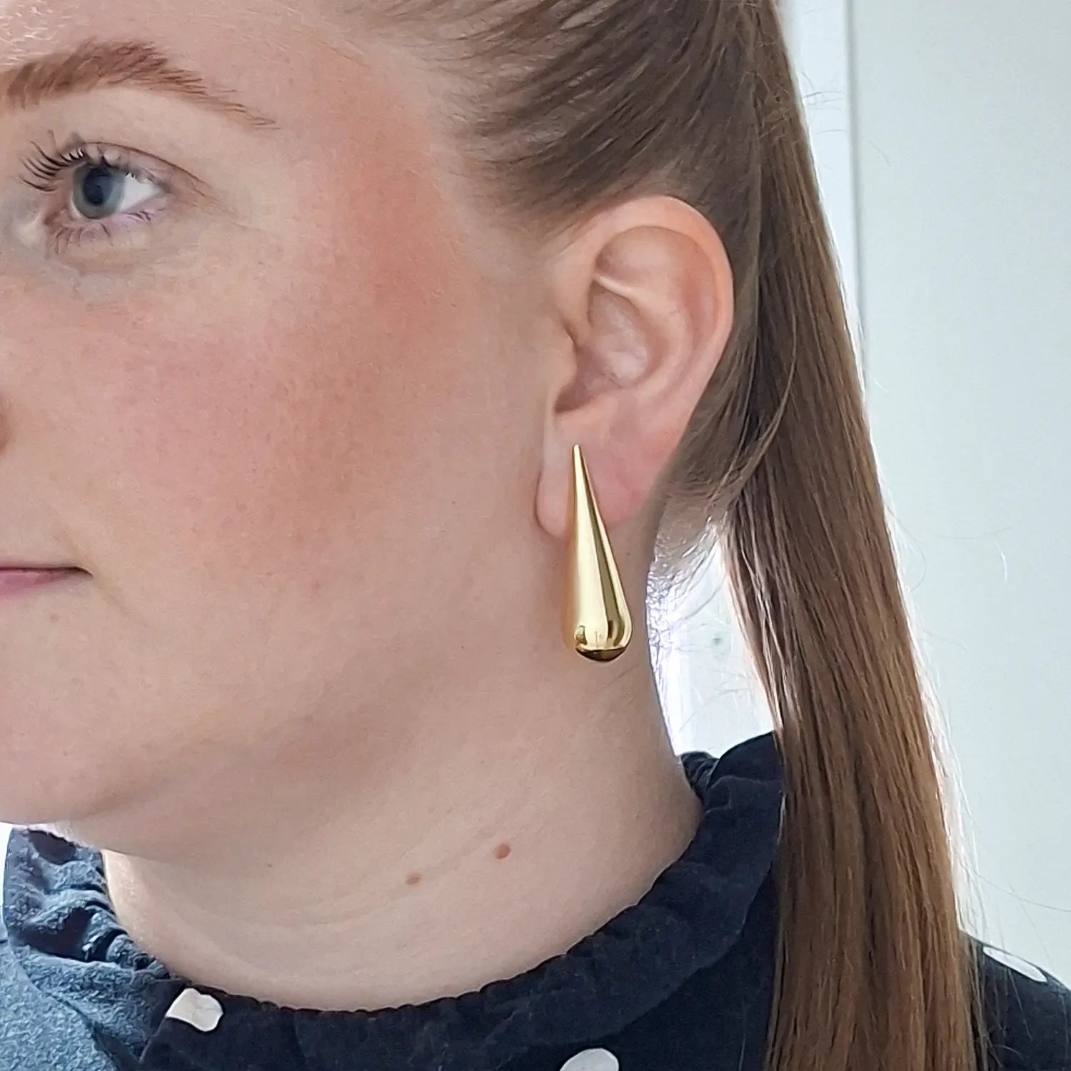 Brinco Gota Lisa Longa