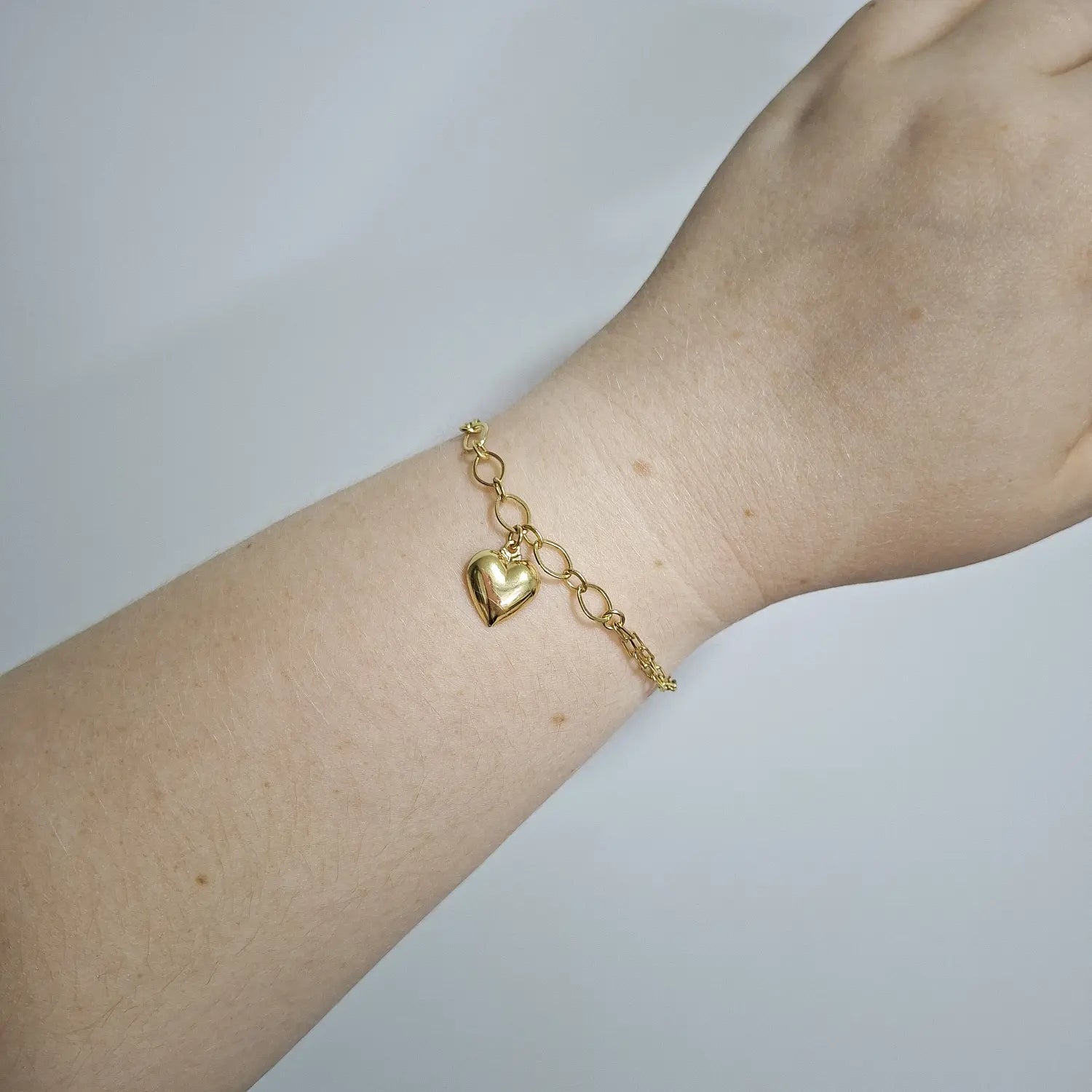 Pulseira Coração Liso