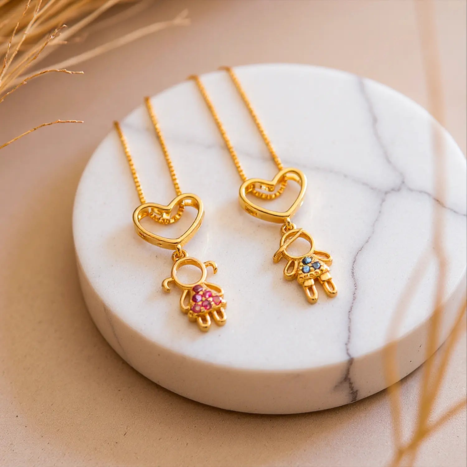 Colar Filho(a) Brilho - Ouro