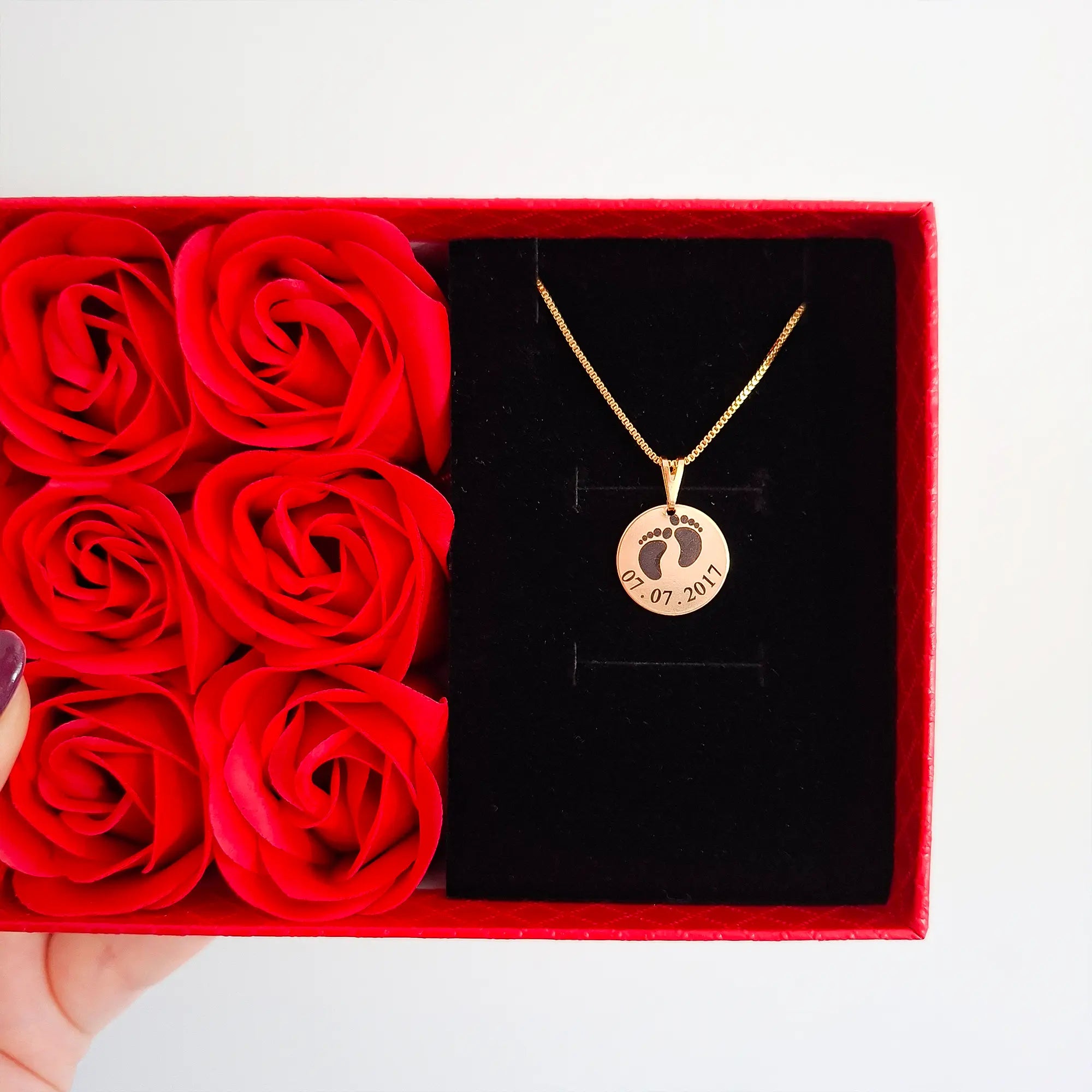 Colar Maternidade Personalizado Banhado à Ouro