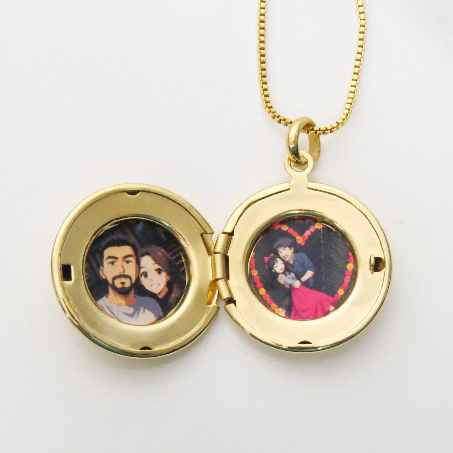 Relicário Redondo Liso