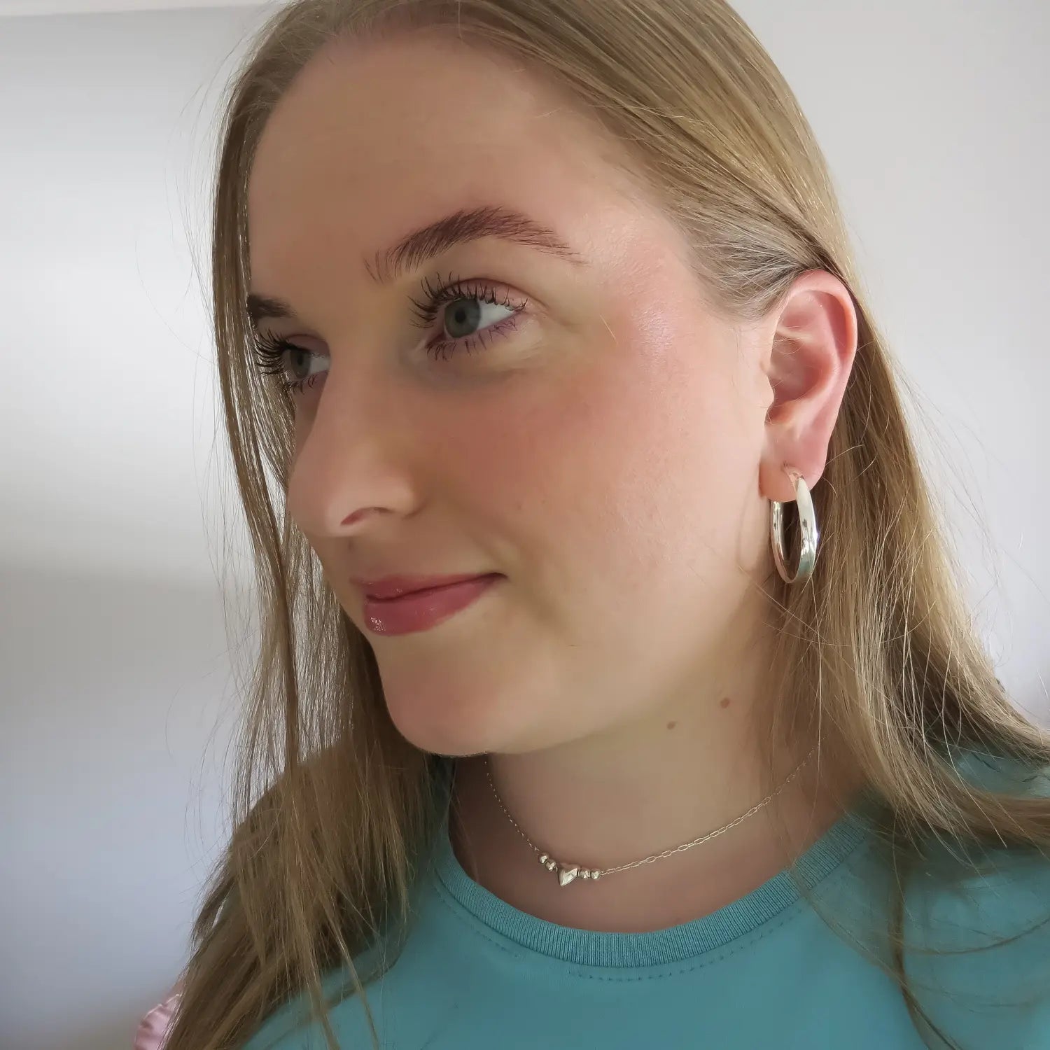 Kit Brinco Argola e Colar Coração