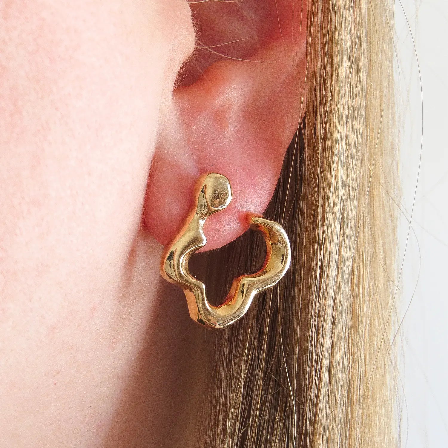 Brinco Liso Orgânico Argola