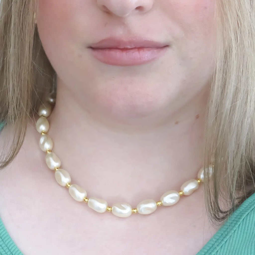 Colar Pérola Barroca