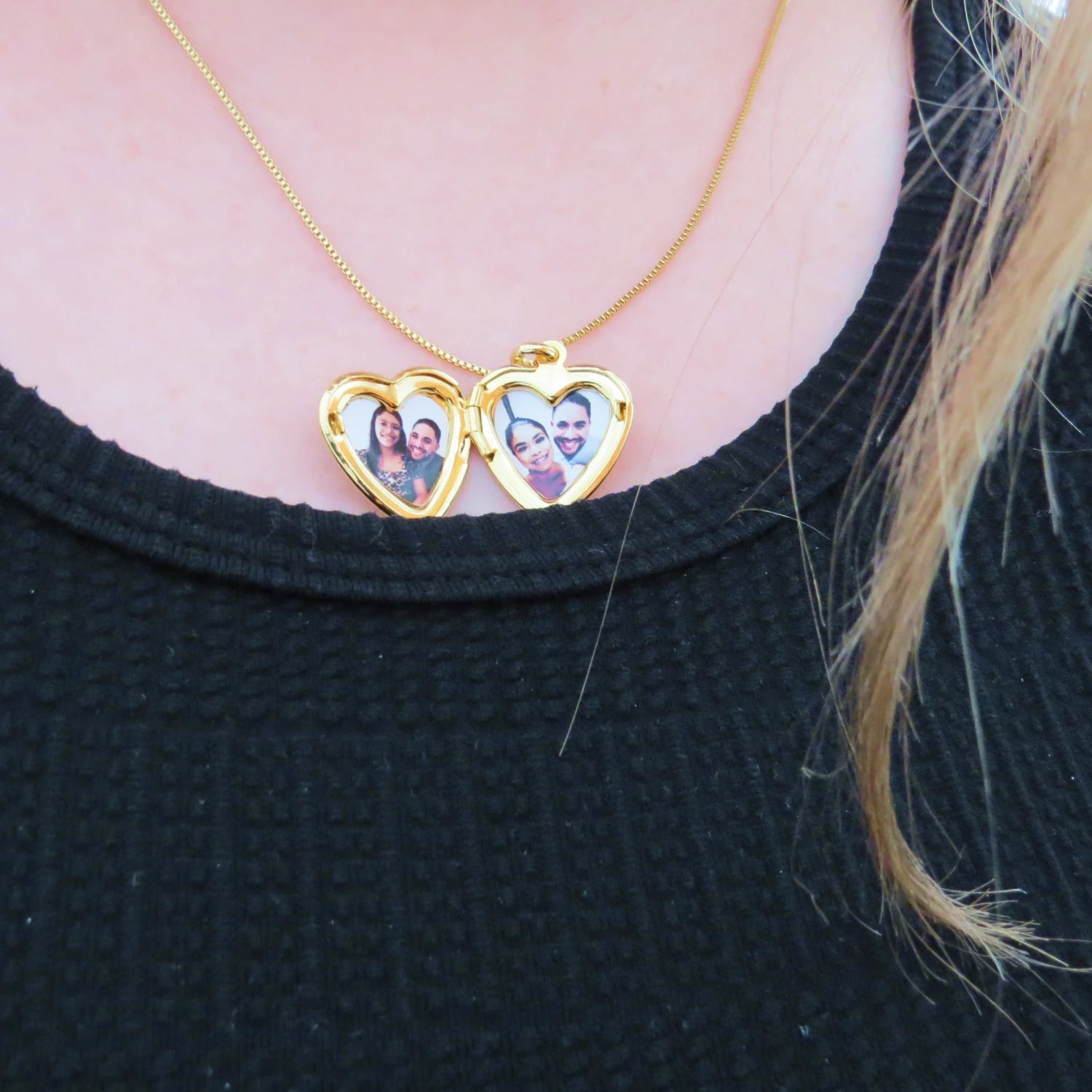 Relicário Coração Personalizado