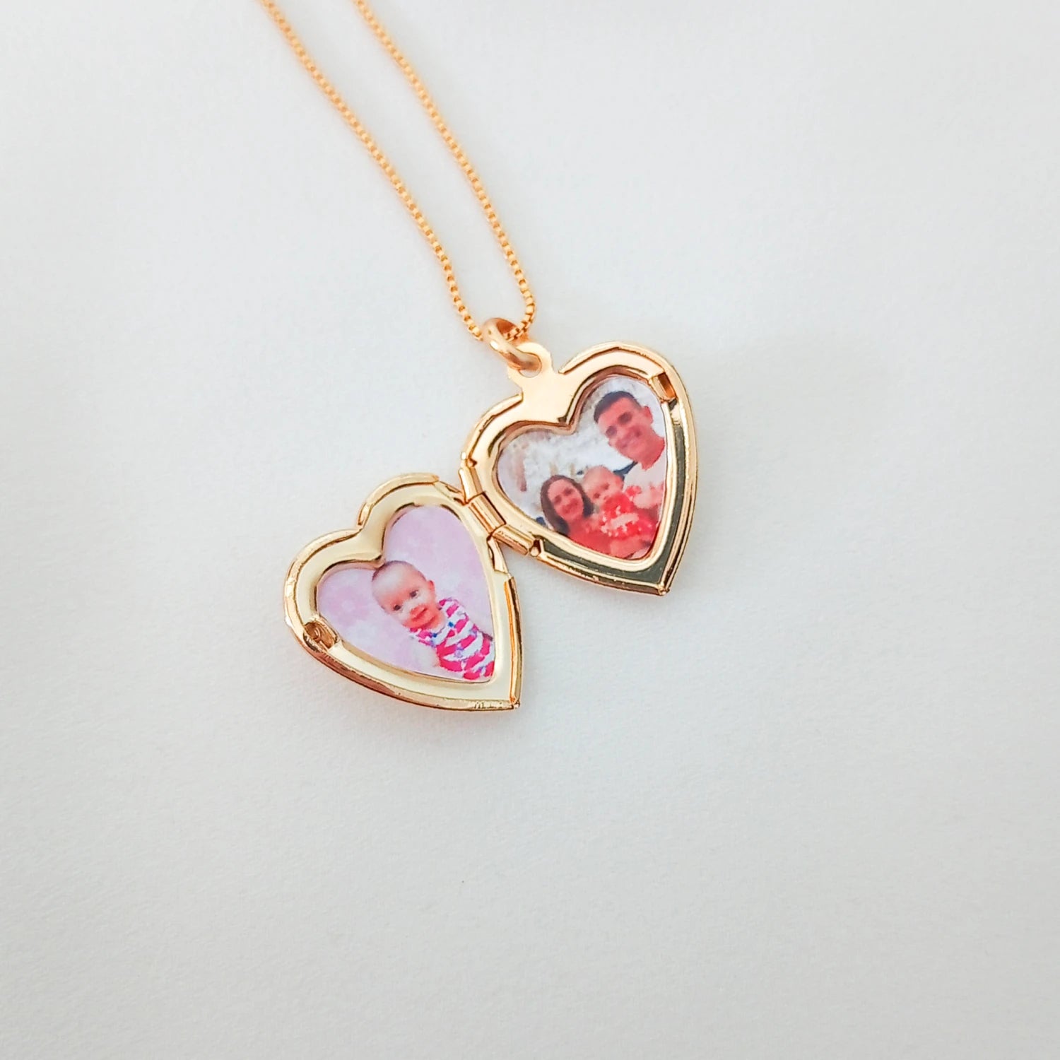 relicario personalizado ouro dia das maes