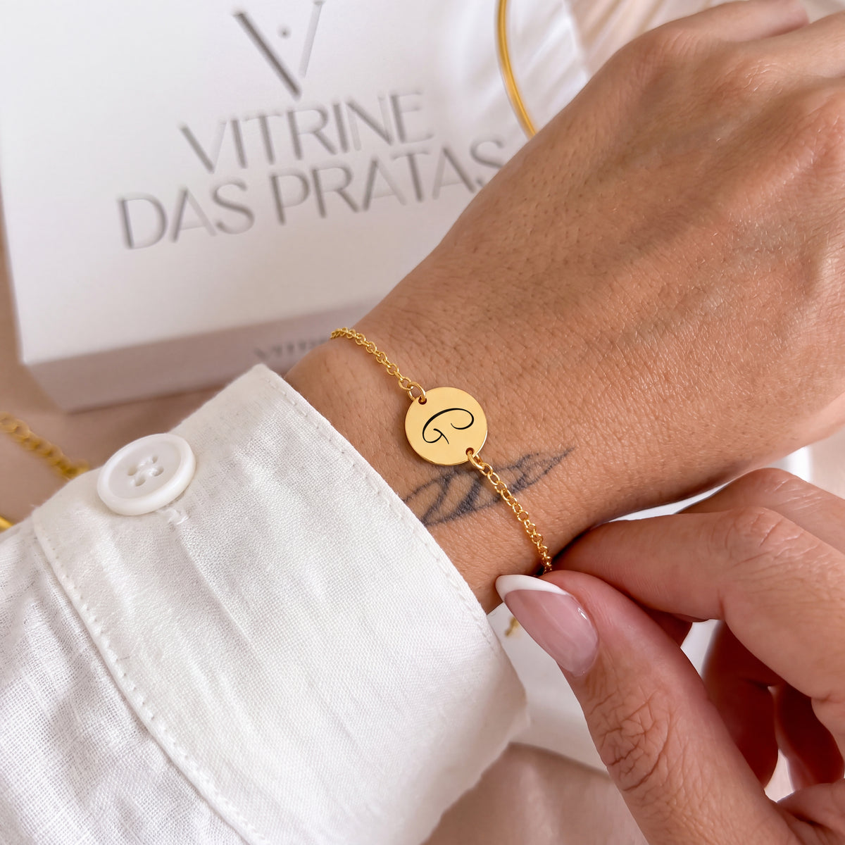 Pulseira Personalizável Letra
