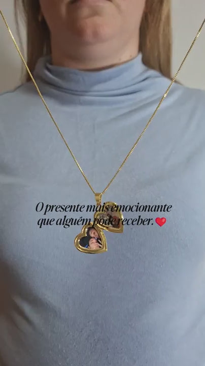 Relicário Coração Personalizado