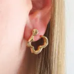 Brinco Liso Orgânico Argola - Imagem 2