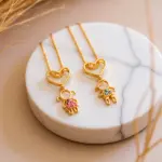 Colar Filho(a) Brilho - Ouro