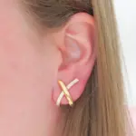 Brinco Linhas Zircônia - Imagem 2