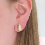 Brinco Gota Zircônia - Imagem 2