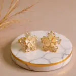 Brinco Flor Zircônia