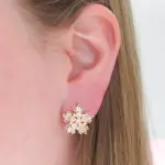 Brinco Flor Zircônia - Imagem 2