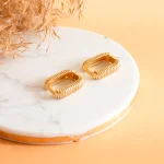 Brinco Argola Linhas