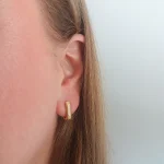 Brinco Argola Linhas - Imagem 2